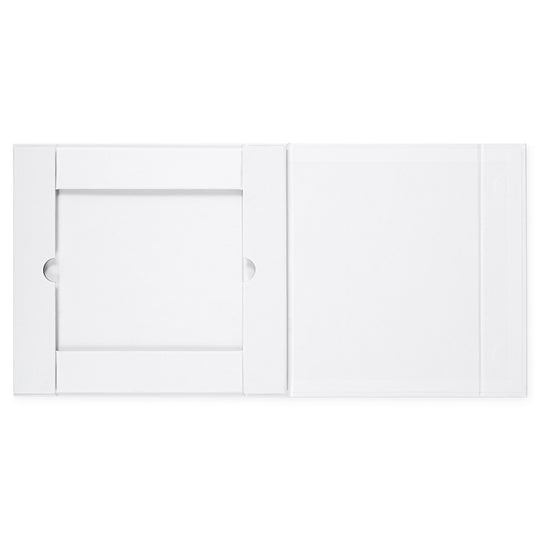 Caixas de presente magnéticas Flat-Pack A5 em preto & Branco